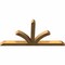 Ekena Millwork Richland Rough Sawn Timber Gable Bracket, Western Red Cedar, 108"W x 54"H x 6"D x 6"F, 12/12 Pitch GBW108X54X0606RIC00RWR - alternate 4